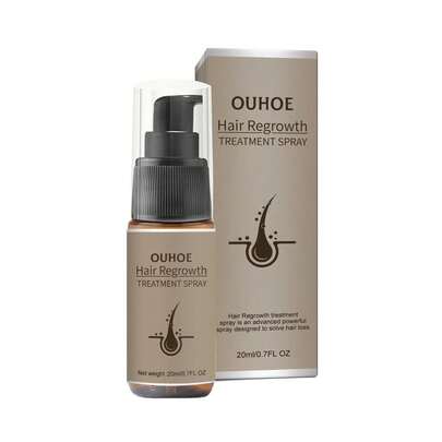 Spray para el Cuidado del Cabello de Jengibre OUHOE, Spray para el Cuidado del Cabello Anticaída, Reafirmante, Hidratante, para Cabello Grueso y Nutritivo