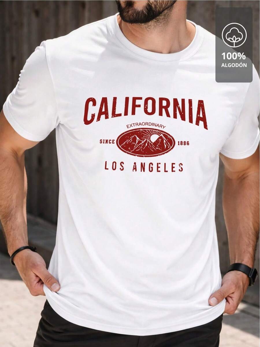 100% T-Shirt | Men's Urban Edition - 白色 - 查看 1