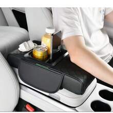 5-In-1 Car Storage Box, Car Armrest Box Heightening Pad, Center Console Armrest Box, High-End Material Ergonomic Armrest Box, Upgrade Driving Comfort, Car Interior Accessories - 5-in-1 - View 4