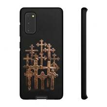 Cruces de Madera Talladas, Ornamentación Decorativa Bizantina, Arte Cristiano Ortodoxo, Funda para iPhone,  Galaxy, HONOR, , OPPO - Multicolor - Ver 3