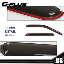 Fit 15-24 F150 SuperCrew Window Visor In Channel Rain Guards Vent Shade,Window Vent Visor Rain Guards G-PLUS - 1 - View 2