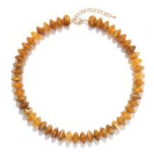Collar de cuentas acrílicas de colores para mujer, collar personalizado, collar de playa; accesorios de joyería hechos a mano con cuentas para vacaciones - Multicolor - Ver 14