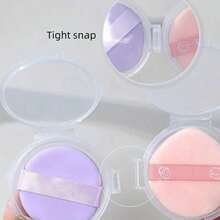 1pc Small Transparent Plastic Round/Rectangular Storage Box - Portable Makeup Pad And Cotton Swab Storage Box, Sealed Travel Design, Suitable For Brushes, Balls, Beads, Etc. - Bathroom And Vanity Storage, Cotton Swab Storage Box, Transparent Storage Box - Multicolor - View 9