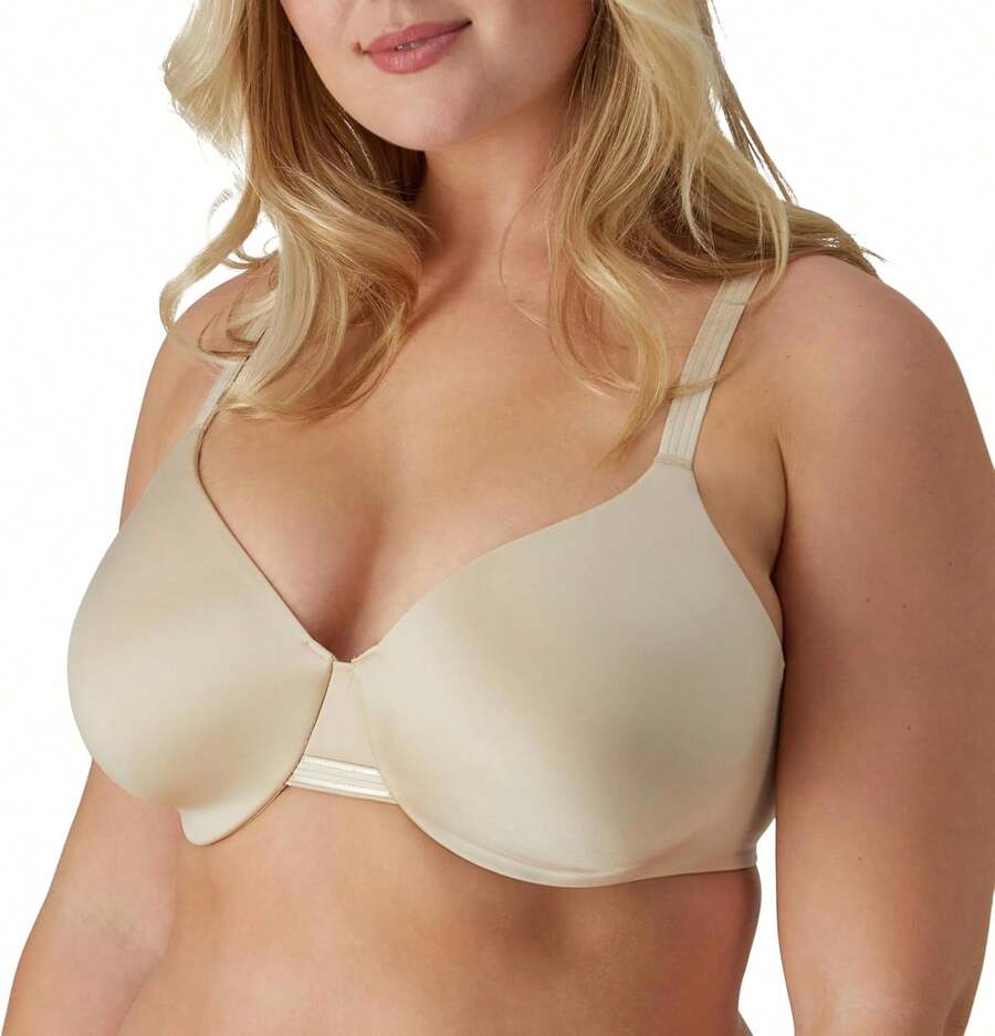 Sujetador con aros para mujer Bali Womens One Smooth U, suavizante y disimulador (3W11) - Negro - Ver 1