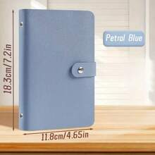 1pc 2026 New PU Money Saving Book, A6 Large Capacity Cash Storage Album Holds 100 Bills, Organizer For Banknotes, Photos, Stamps & Cards, Includes 50 Sleeves, Ideal Holiday Gift,Random Color And Style - Multicolor - View 10