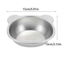 304 Stainless Steel Elevated Cat Food & Water Bowl System, Modern Wet/Dry Food Bowl, Anti-Tip Bowl System Features: - Wide Base Design - Adjustable Height - Easy To Clean - Anti-Spill Edge - Neck Protection - Durable Rust-Proof Structure - Suitable For Indoor & Outdoor Use - 420 Ml - View 10