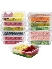 20/10/6/2pcs Food Storage Containers With Lids, Microwave , PP Material, Stackable, Dishwasher , Suitable For Home Kitchen, Restaurant, Takeout, Picnic And Other Occasions - Multicolor - View 2