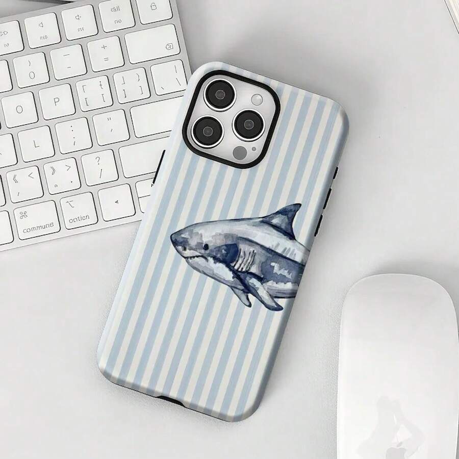 Funda para Teléfono con Diseño de Vida Marina, Tortugas y Criaturas Marinas para 17/16/15/14/13/12/11 Pro Max y Galaxy S26/S25/S24/S23/S22/S21. HONOR OPPO - Multicolor - Ver 1