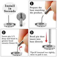 1 pieza de piercing de labret de titanio ASTM F136 con diseño de escarabajo, pendiente de base plana, aro para labio, concha y hélix, joyería para piercing - Sin rosca - Ver 6