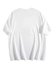 Camiseta de Mujer Más Vendida: Camiseta de estilo casual, de corte holgado, 100% algodón, con cuello redondo y el estampado "The United States Can't Stop Us", adecuada para uso casual y conj - Blanco - Ver 4