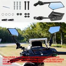 Spion Modifikasi Sepeda Motor, Spion Reflektif, Spion Gaya Bilah, Spion Anti-Silau Definisi Tinggi, Spion Keren, Spion Universal untuk Sepeda Motor Listrik, Spion Kokoh dan Tahan Lama, Spion Universal, Cocok untuk Modifikasi Sepeda Motor dan Sepeda Listrik - A - View 18