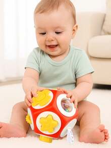 Toddler Sensory Toy Ball, Early Education Puzzle Busy Ball, Dodecahedron Grasping Ball, Infant Early Learning Toy - Busy Ball - View 3