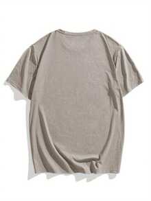 Camiseta de poliéster para hombre - Casual, transpirable, de manga corta para verano, con estampado geométrico y gráfico humorístico de "Temporalmente Cerrado" para adultos. - Negro - Ver 10