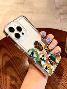 Fashion Glasses Pattern Cool Dog Phone Case, Transparent Anti-Fall Dog Mom Phone Case, Cartoon Dog Headband Phone Case, Dog Lover Aesthetic Phone Case, Dog Phone Case For IPhone17air/16promax/16pro/16plus/16/15/14/13/12/11/XSM/XS/XR/7/8 - Multicolor - View 3