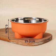 Customized Text LOGO Pet Bowl Dog Food Bowl Milk Bowl Dog Bowl Stainless Steel + Plastic Material Dog Eating Bowl Easy To Clean Durable, Customizable Plastic Pet Bowl, Personalized Name Customization, Suitable For Dogs And Cats, Detachable Stainless Steel Bowl Design Easy To Clean, Perfect Pet Souvenir Gift, - Multicolor - View 12
