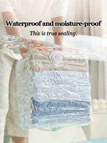 Vacuum Storage Bags, Large Vacuum Seal Bags, Ideal For Bedding, Quilts, Blankets, Clothes, And Closet Space Saving - View 7