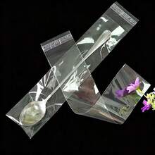 100pcs/Set/200pcs/Set Transparent Self-Sealing Bags, Transparent Plastic Bags, Self-Adhesive Packaging Bags, Transparent OPP Bags For Gifts, Accessories, Candy, Wedding Gift - Transparent - View 10