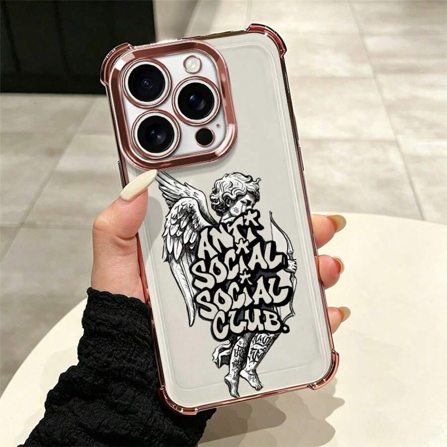 Cupid Modern Design Cell Phone Case With Full Drop Protection And Features, Suitable For Multiple Mobile Models Such As Series 5 Up To 17 Pro Including Plus, Pro, Pro And 16e, A And S Series With A03, A04, A04e, A05, A06, A12, A15, A22, A32, A34, A35, A54, A55, S23, S24 Ultra, Moto G52, G54, G84, C40, C65, M5s, M6 Pro 4G, X5, Pro And 9A, A3, Note 11 4G, Comfortable And Durable Case For Everyday Personal Use - 多色5 - 查看 1