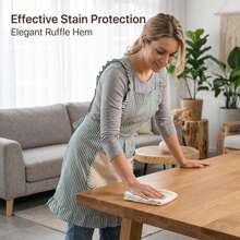 1pc Premium Kitchen Apron, Sweet Style, Workwear, Suitable For All Seasons Cooking, H-Shaped Wide Strap Apron, Unisex, With 2 Pockets, Suitable For Chef Cooking, Gardening, BBQ, Cafe, Painting, Baking - Multicolor - View 9
