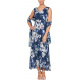 floral azul marino