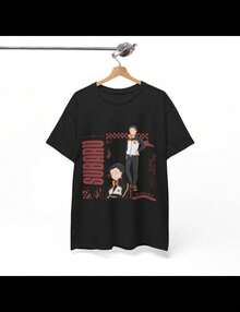 Camiseta Re:Zero Anime Emilia Isekai Manga Otaku Estética Japonesa Streetwear Unisex Gráfica Limitada Moda Verano - Negro - Ver 1