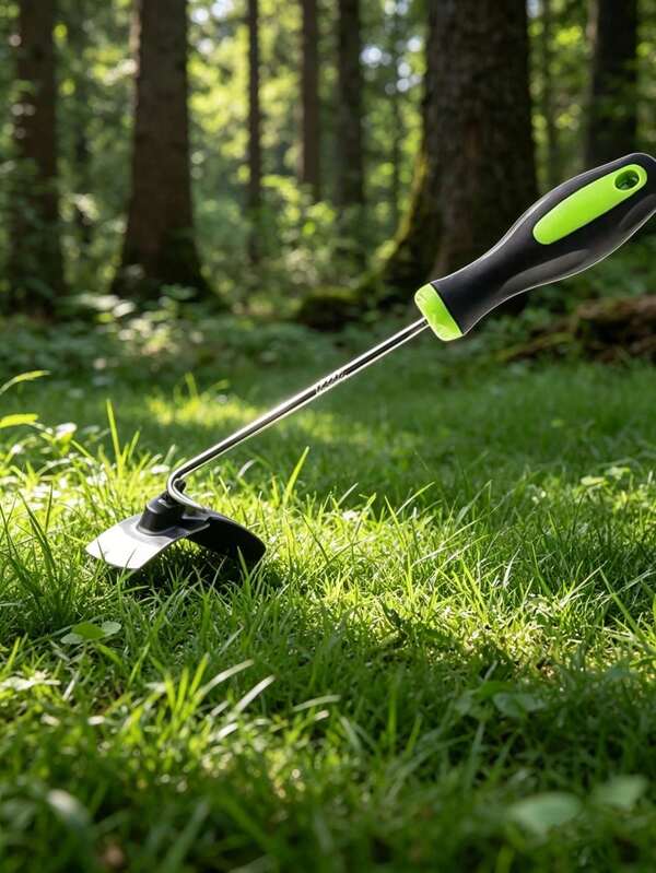2/1pc Heavy‑Duty Metal Weeding Tool With Protective Cover Sharp Blade,17cm Multi‑Functional Garden Weeder For Yard Removal,Home Gardening Supplies,Outdoor Lawn Cleaning & Garden Decoration Accessories