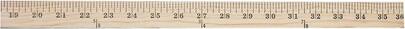 Wood Yardstick 36"-Tan