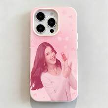 Tema de belleza rosa de Kendall Jennerfunda de teléfono Fundas compatibles con ,Apple,VIVO,OPPO,,, y Honor.Fabricadas en silicona TPU,ofrecen protección contra golpes y caídas. - Rosa - Ver 5