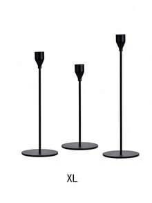 1pc Tall Metal Iron Single Head Candle Holder Ornament, Home Candle Holder Wedding, Small Candle Holder Dining Table Romantic Candlelight Dinner Decoration, Valentine's Day, Wedding Anniversary, Romantic Atmosphere - Multicolor - View 14