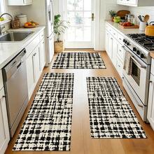 1pc Modern Geometric Pattern Kitchen Floor Mat Room Decor Carpet, All-Season Comfortable Foot Mat, Absorbent Anti-Slip Quick-Drying, Stain-Resistant Easy To Clean, Suitable For Kitchen, Dining Room, Entrance, Laundry Room, Hallway, Bathroom, Study And Other Locations. - Multicolor - View 2