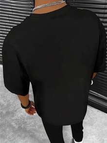 Print Tee Shirt, Tees For Men, Casual Short Sleeve T-Shirt For Summer - 黑色 - 查看 11