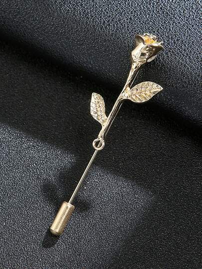 XZ0400 Rose Brooch - Fashionable Ins Style For Girls, Unique Student Forest Retro Brooch, Clothing Accessory
