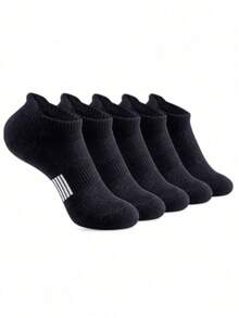 5/10 Pairs Men's Spring/Autumn/Summer Black & White Outdoor Sports Short Socks 1/20/Pairs - Multicolor - View 3