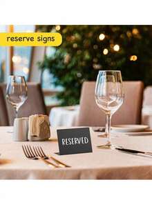 5/11/24/25PCS Mini Chalkboard Labels - Acrylic Tent Signs For Food, Party Buffet, Wedding & Bakery For Christmas, Mother's Day, Graduation - Multiple Styles - View 2