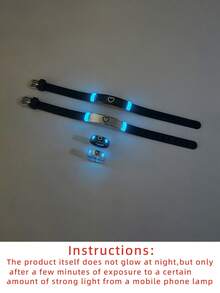 ATLVXJL 4pcs/Set Glow-In-The-Dark Couple Friendship Family Square Accessory Minimalist Heart Double Heart Stainless Steel Bracelet Ring Set Casual Jewelry Suitable For Daily Wear And Holiday Gift - Multicolor - View 9