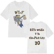 Maßgefertigtes Bad Bunny DTMF New Album T-Shirt, Unisex-Modekleidung, Sommer-Baumwoll-Freizeit-T-Shirt, Streetwear-Top-T-Shirts - 2 - Übersicht 1