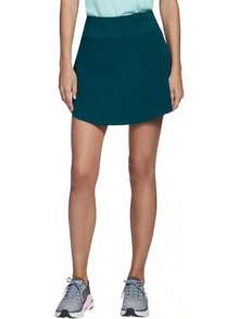 Go Walk Go Flex Falda de Talle Alto con Bolsillos Skort (Falda con pantalón Corto) para Mujer - Flor de orquídea (Orchid bloom) - Ver 1