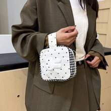 1 buah Tas Tangan Kelinci Miffy Motif Polkadot Gaya Korea, Tas Penyimpanan Kamera, Tas Kosmetik Portabel Kapasitas Besar. Hadiah Tahun Baru, Hadiah Hari Valentine, Hadiah Paskah [Model Acak] - MultiWarna - View 4