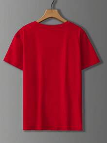 Camiseta de Artes Marciales para Mujer ATX - Top con diseño de patadas, con logotipo de ATX/adecuada como regalo, uniforme de equipo, uso diario| Cami - Rojo - Ver 2