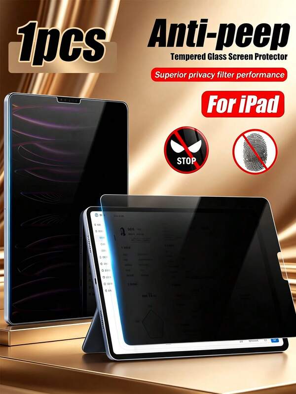 MSRI 1pc - Tablet Screen Privacy Tempered Glass Film, Anti-Peeping, Anti-Fingerprint, Full Screen Coverage Protection, High Hardness Material Resistant To Bumps And Scratches, Hydrophobic Coating, Resists Fingerprints And Oil Stains, Easy To Clean, Perfectly Suitable For Home Entertainment, Office Work, Outdoor Travel, Shopping And Walking And Other Diverse Daily Scenarios. Compatible With Galaxy Tab A7/Galaxy Tab A8/Galaxy Tab A9/Galaxy Tab S10 Lite/Galaxy Tab S11/Galaxy Tab S7 Plus/S7 FE/Galaxy Tab S10+/ Mini 4/ Mini 5/ Mini 6/ Air4/ Air5/ Air6 And Other Models.