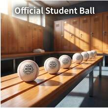 BSKT 1/2/3/5 Pcs 10 Inch Standard Soft Softball, Campus Physical Fitness Test, School Sports Meet Throwing Competition Training, Youth Student Sports Participants, Thickened Wear-Resistant Soft Composite Surface, High-Elasticity Cushioning Filling Core, Round And Uniform Ball Shape, Soft Texture With No Hard Impact, Surface Resistant To Ground Friction And Not Easily Damaged, Suitable For Daily Basic Throwing Practice And Formal Competitive Matches - White - View 4