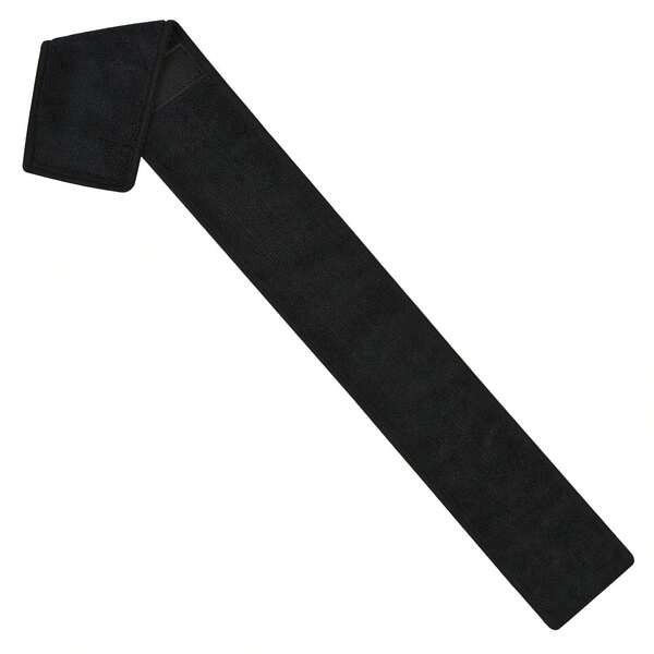 Black Streamer Sports Towel With Hook-And-Loop Fastener, Ultra Sweat Absorbent Game Day Wipe Towel, Attachable Sports Cloth For Cleaning Hands, Gloves & Gear, Essential Accessory For Athletes