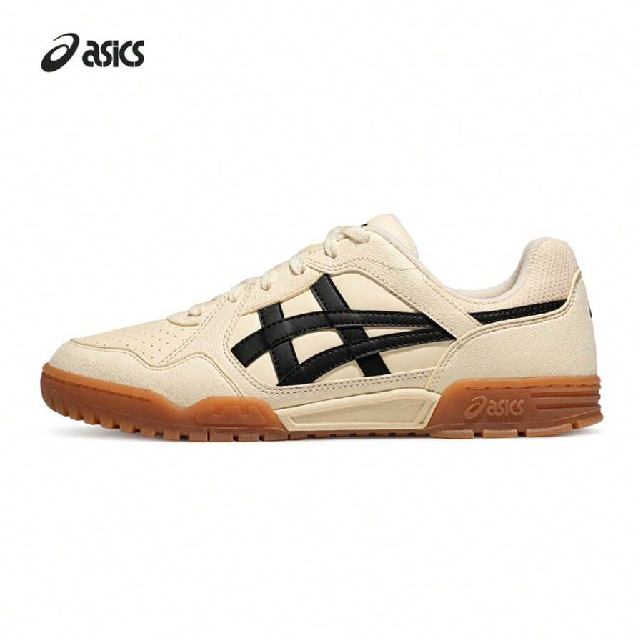 ASICS COURT MZ 3.0 Couple's Retro Casual Sneakers - 米色/黑色 - 查看 1