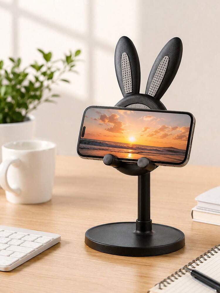 1pc Adjustable Phone Stand, Portable Non-Slip Tablet Holder, Universal Phone Stand, Multi-Purpose Desktop Accessory, Suitable For Home, Office, Travel, Back To School, Summer And Other Occasions, Ideal Birthday And Holiday Gift. - Multicolor - View 8