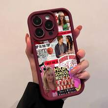 Sharpay Evans rosa High School Musicalfunda de teléfono Fundas compatibles con ,Apple,VIVO,OPPO,,, y Honor.Fabricadas en silicona TPU,ofrecen protección contra golpes y caídas. - Burdeos - Ver 2