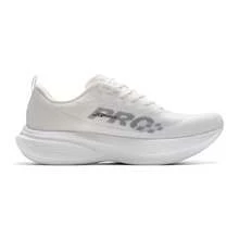 XTEP Sepatu Lari Pro Generasi ke-5 2.000 KM untuk Pria, Sepatu Olahraga Nyaman dan Bernapas, Putih/Hitam - 874219110026 Layar Putih/Hitam - View 4