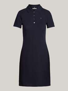 1985 Slim Pique Polo Dress SS Vestido Mujer - Multicolor - Ver 7