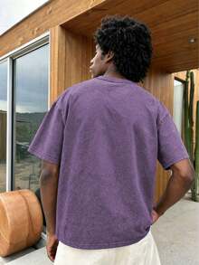 Men T-Shirts - Purple - View 3