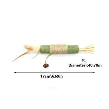 1pc Cat Stick, Used For Teeth Grinding And Cleaning, Relieving Boredom, Chasing And Playing, Promoting Cat Health And Exercise, Cat-Favorite Mint Scent, Perfect Gift For Pets, Promoting Intimate Interaction Between Humans And Pets - Multicolor - View 6