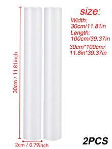 1/2 小捲 寬 30cm/11.81in 長 100cm/39.37in 菊花框櫥櫃墊，不黏防滑 EVA 內襯墊，適用抽屜、冰箱、櫥櫃與餐墊（非通用尺寸，購買前請確認是否適用，輕量防水 EVA 塑膠材質） - 彩色 - 查看 11
